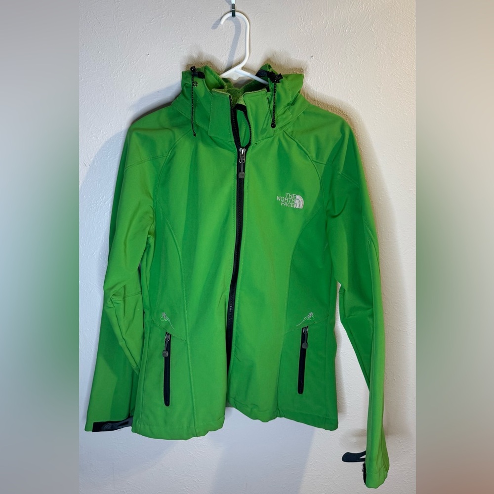 The North Face Summit Series Green Soft Shell with Detachable Hood